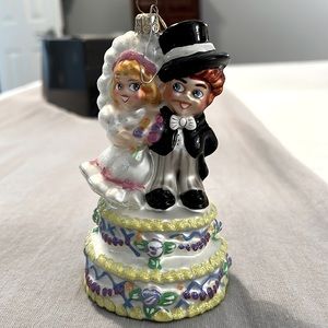 Happily married ornament